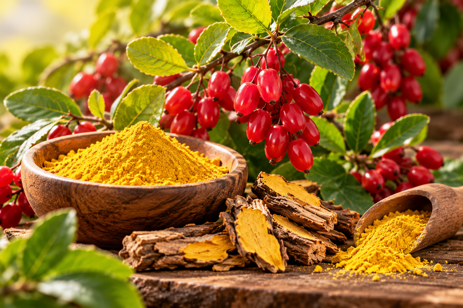 Sumber botani berberine