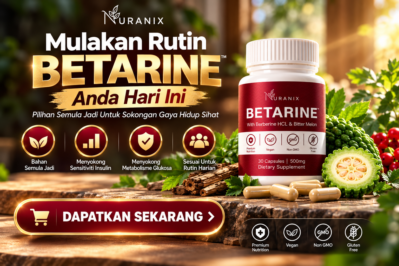 Mulakan rutin Betarine anda hari ini